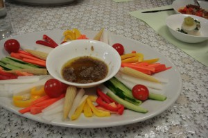 スティック野菜とバーニャカウダ